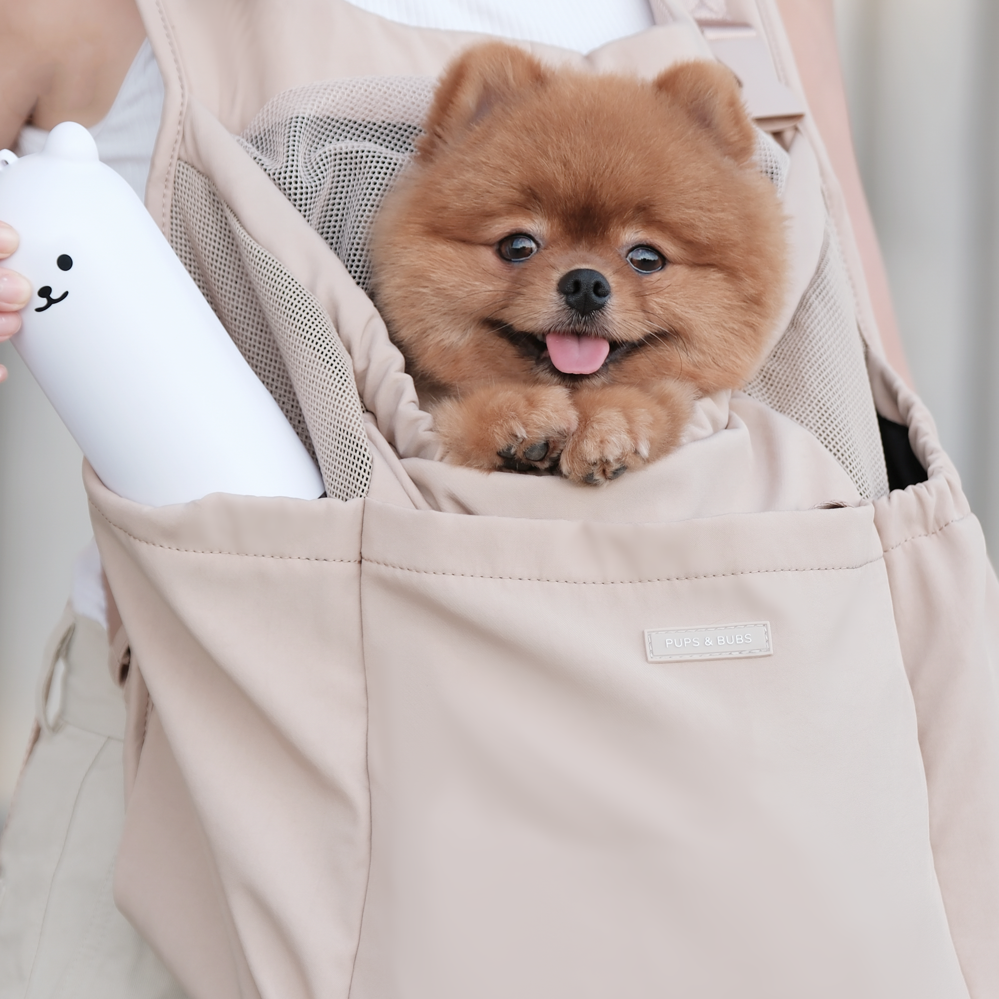 Let's Adventure Pet Carrie / Front & Backpack ライトベージュ