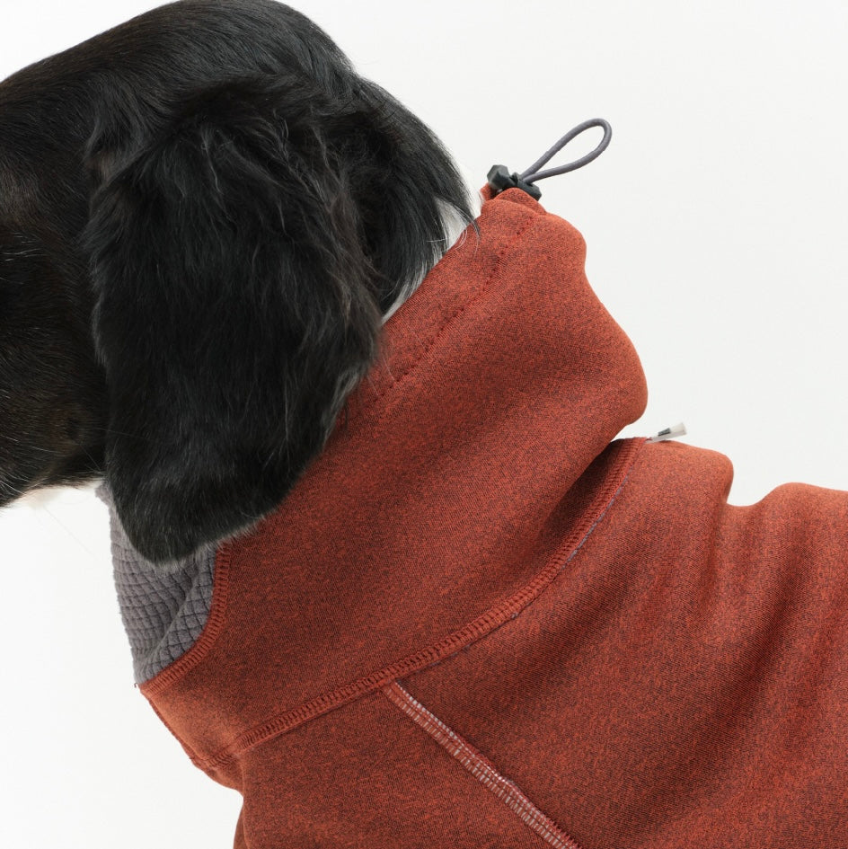 INTER FLEECE JACKET バーガンディー