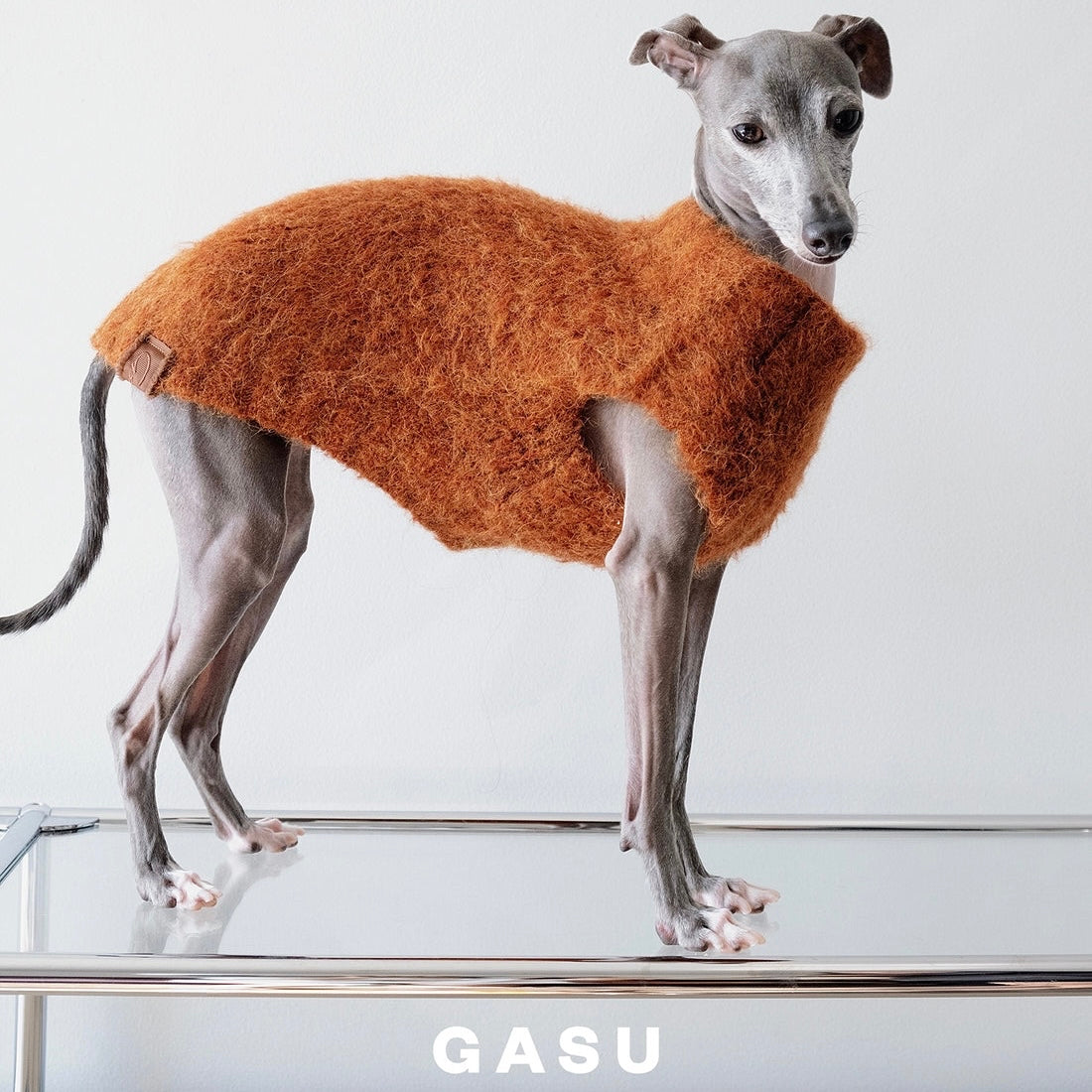 【全犬種対応】Roseau ファイン&ウォーム アルパカニットベスト メイプル