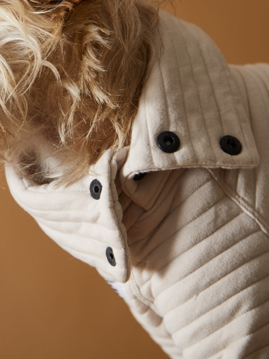 PROVENCE タートルネックキルティングカットソー