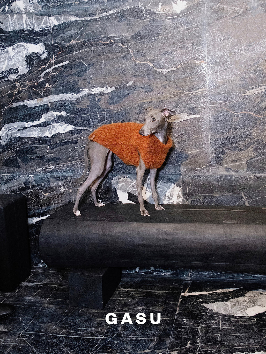 【全犬種対応】Roseau ファイン&ウォーム アルパカニットベスト メイプル