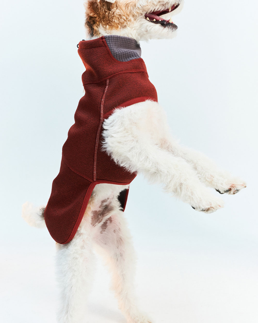 INTER FLEECE JACKET バーガンディー