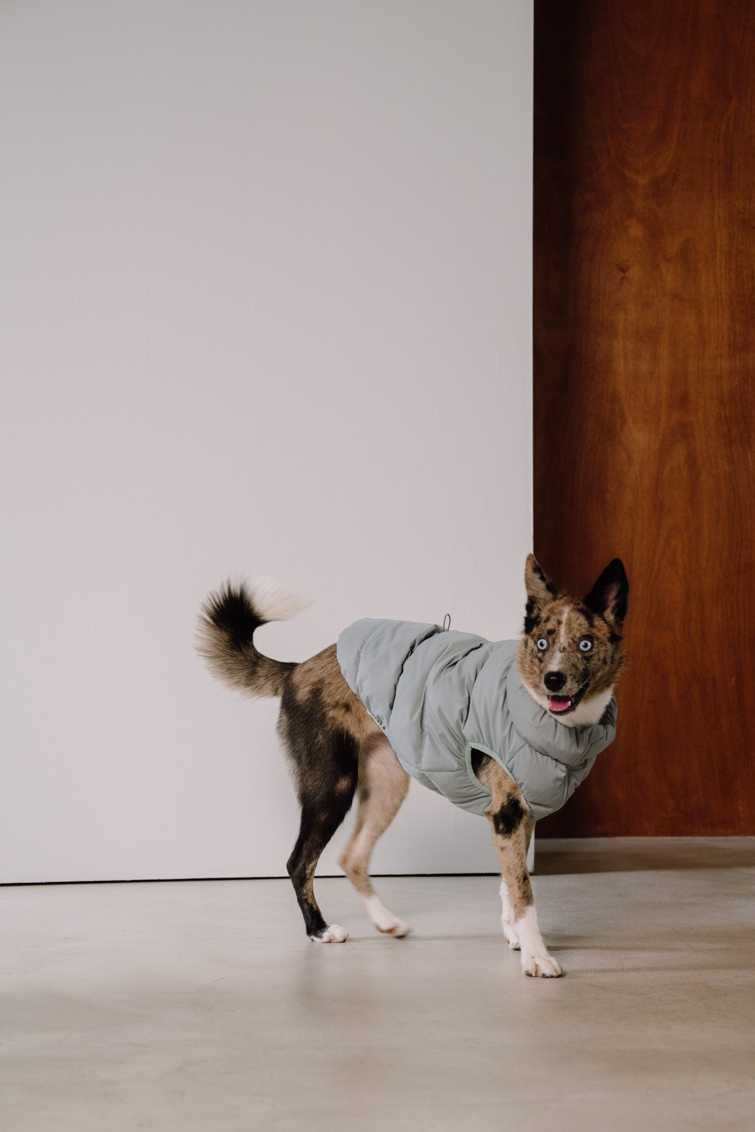 Cushy Puffer Vest アイスバーググリーン