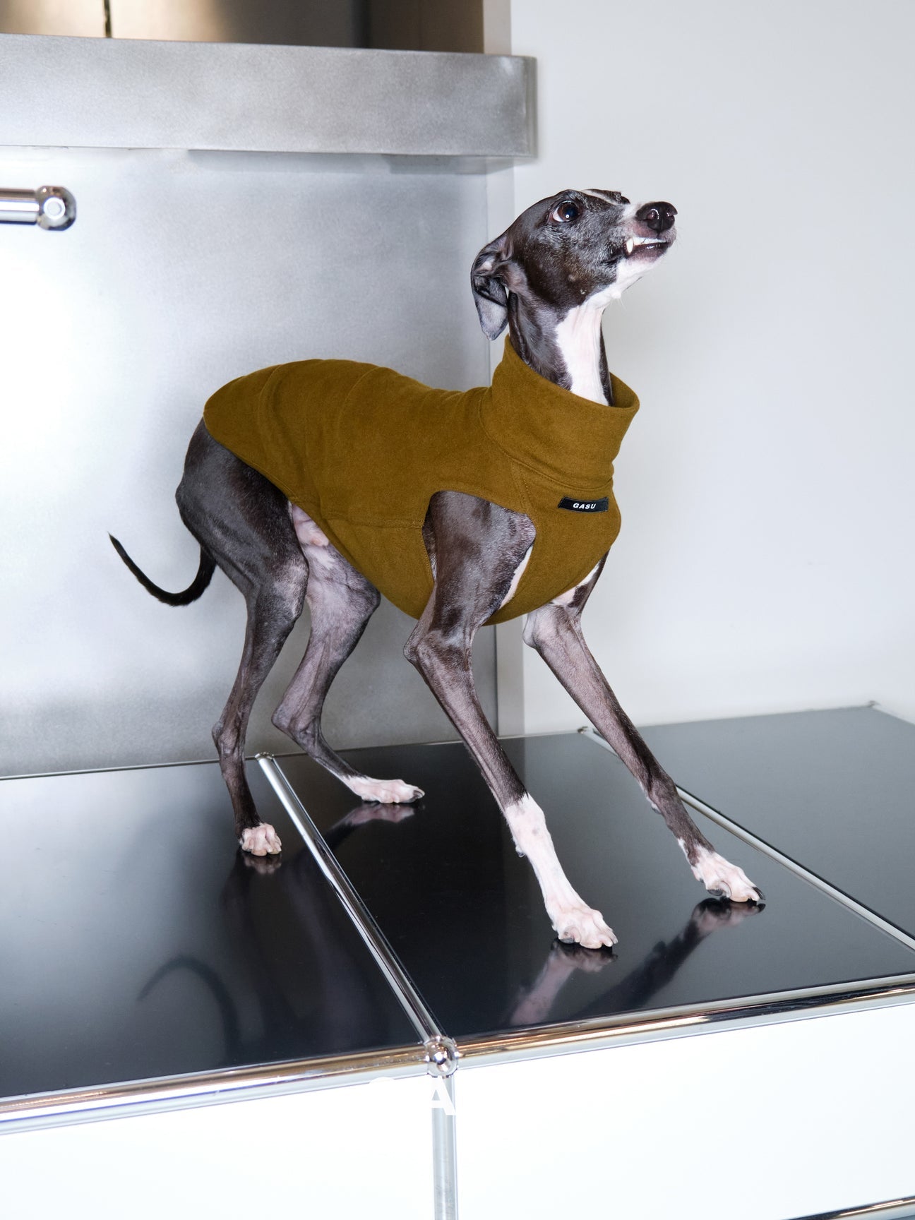 Flâner タイトフィットベスト モスブリュー