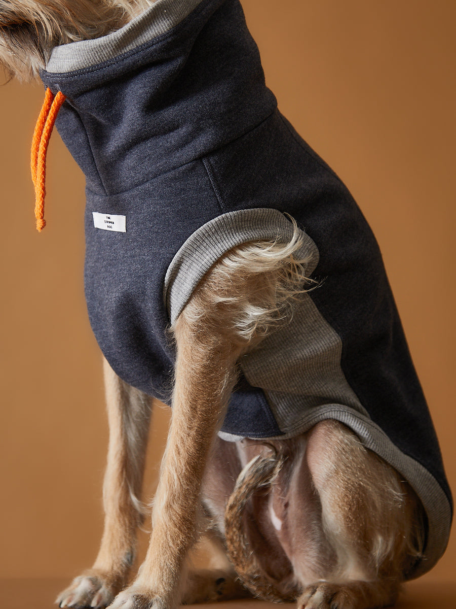 SOPHIE タートルネックベスト ダークグレー