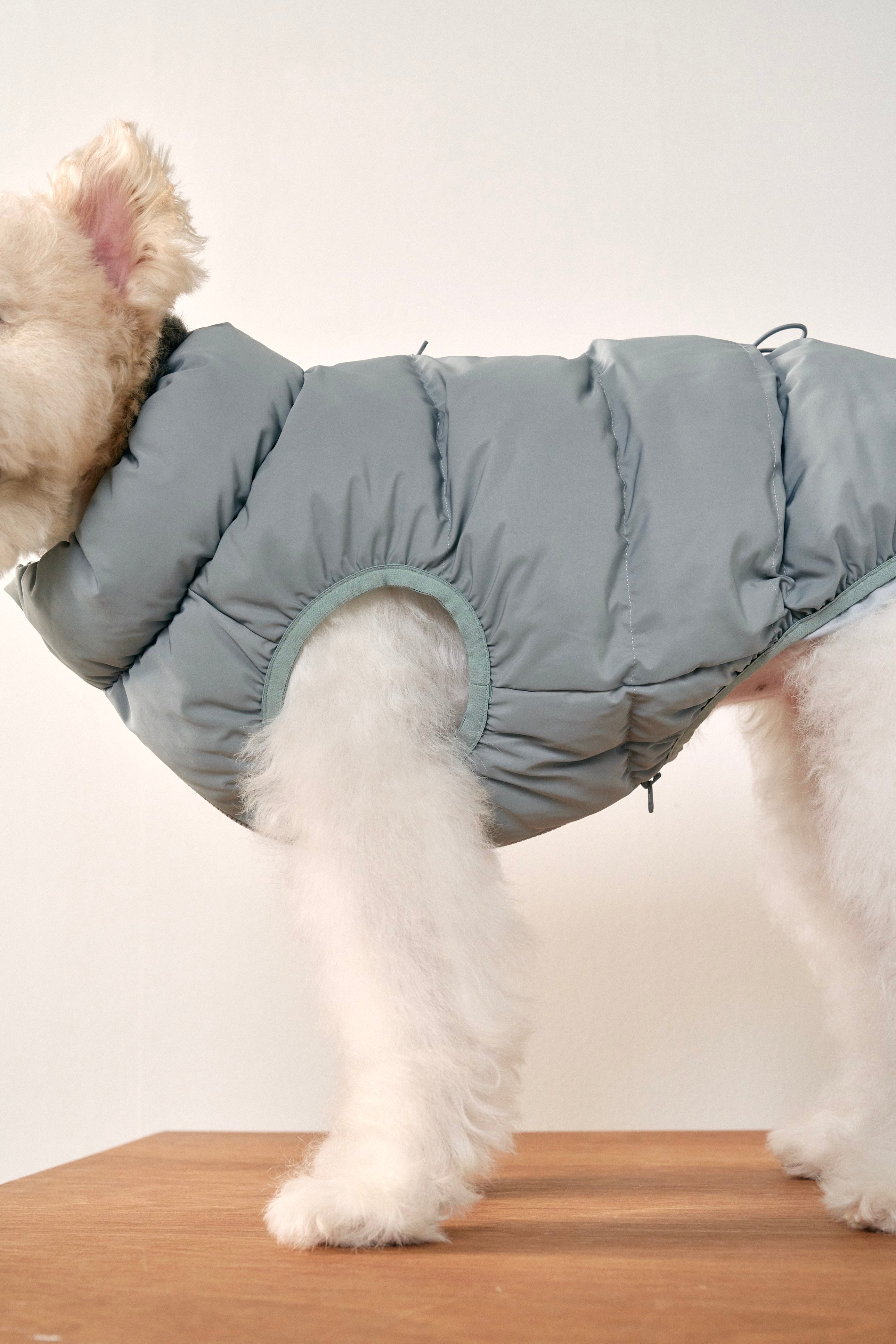 Cushy Puffer Vest アイスバーググリーン