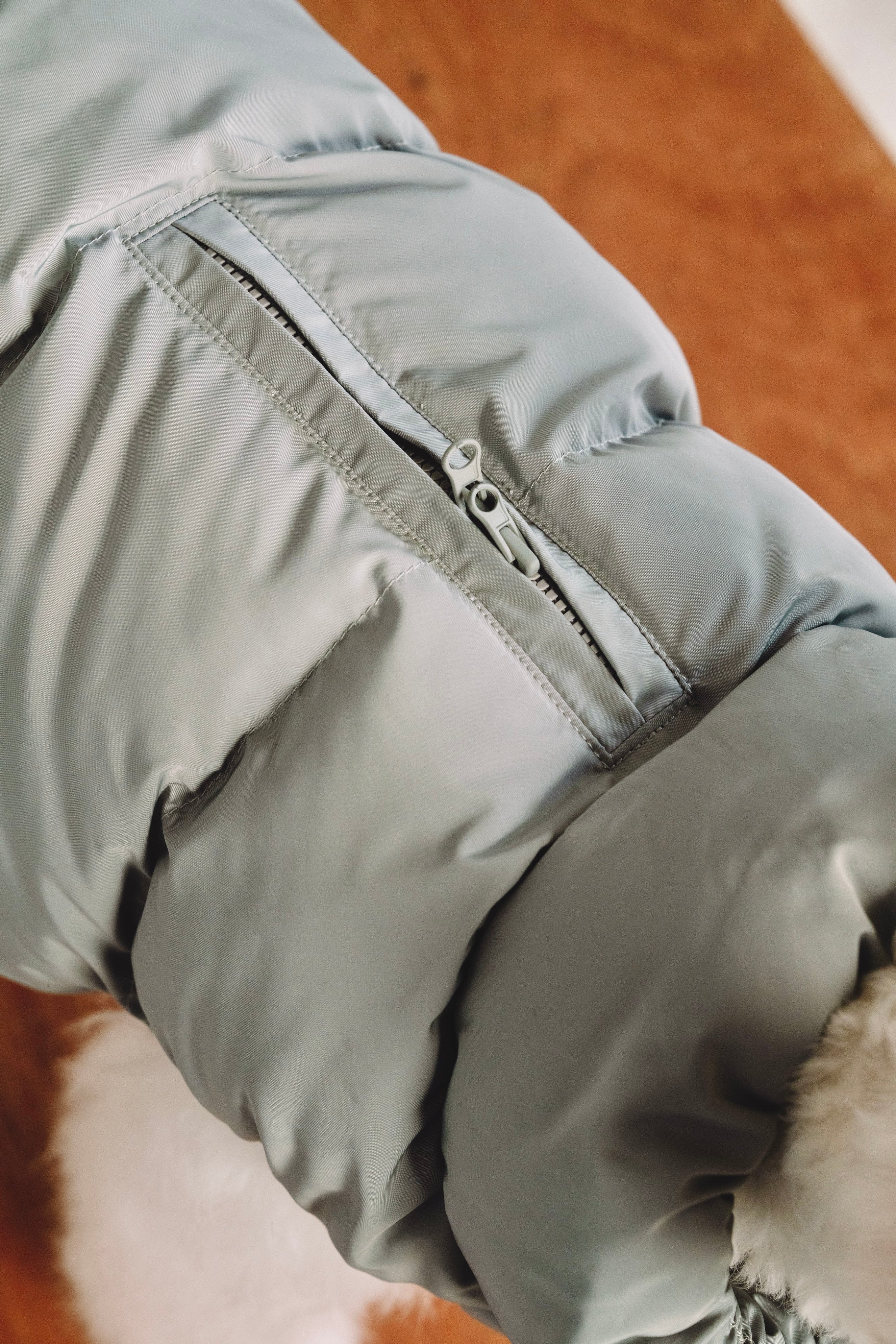 Cushy Puffer Vest アイスバーググリーン