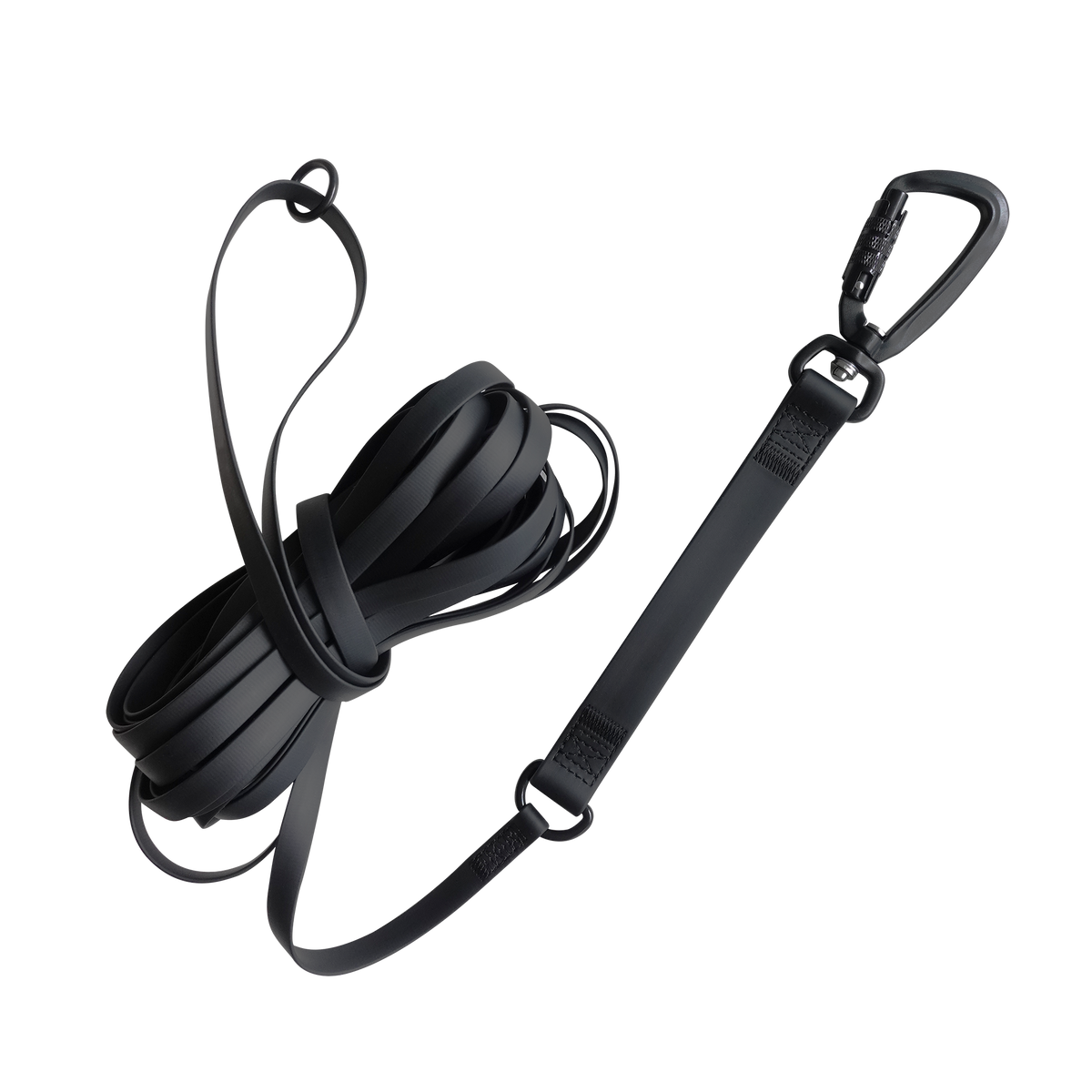 NOMAD X 超軽量ロングリーシュ BLACK(オートロック式カラビナタイプ)