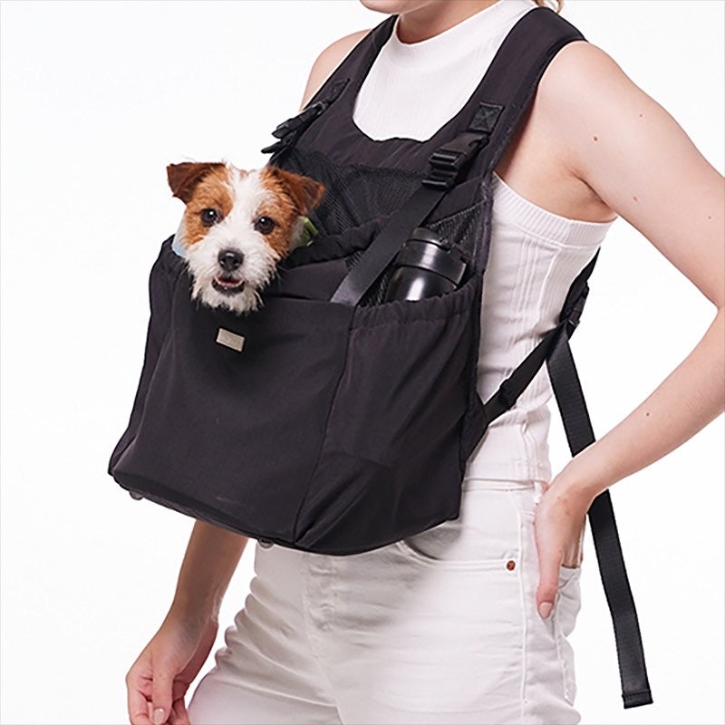 Let's Adventure Pet Carrie / Front & Backpack ブラック