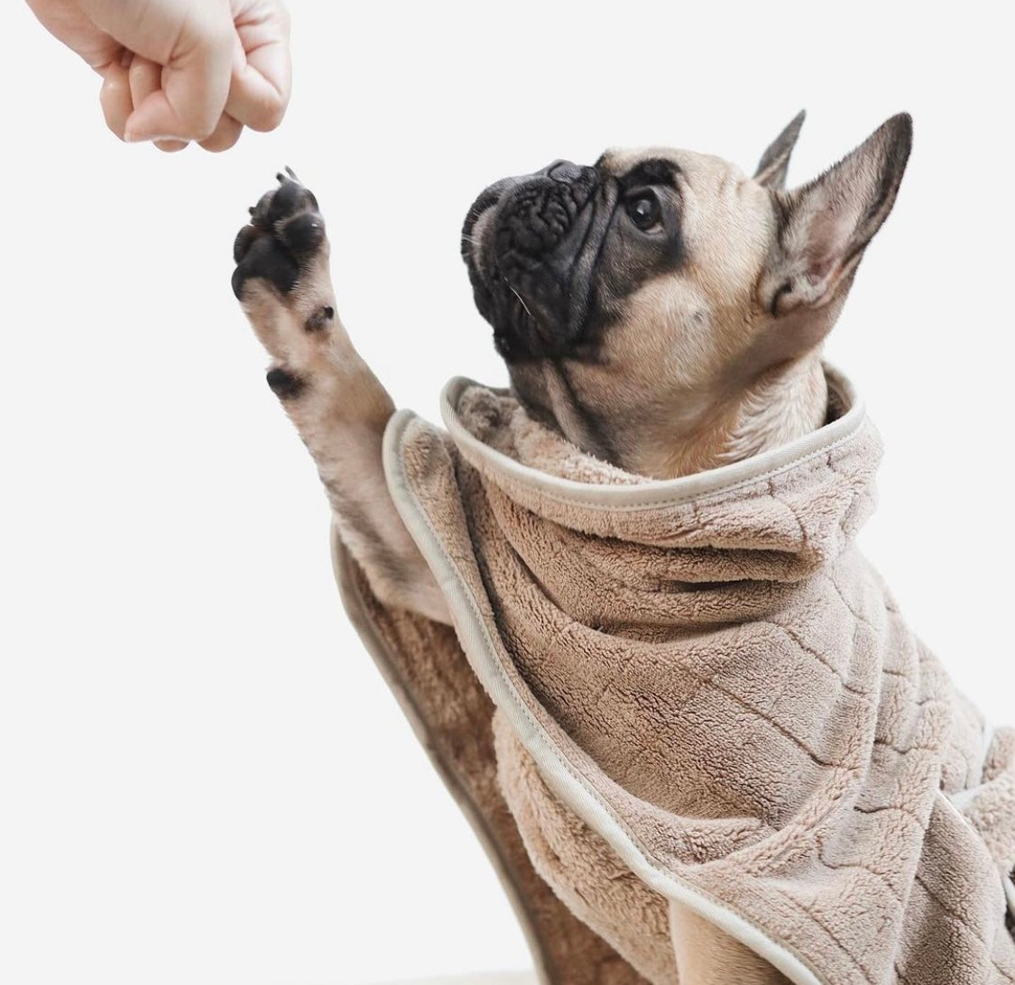 BABY FLEECE BATHROBE CREAM