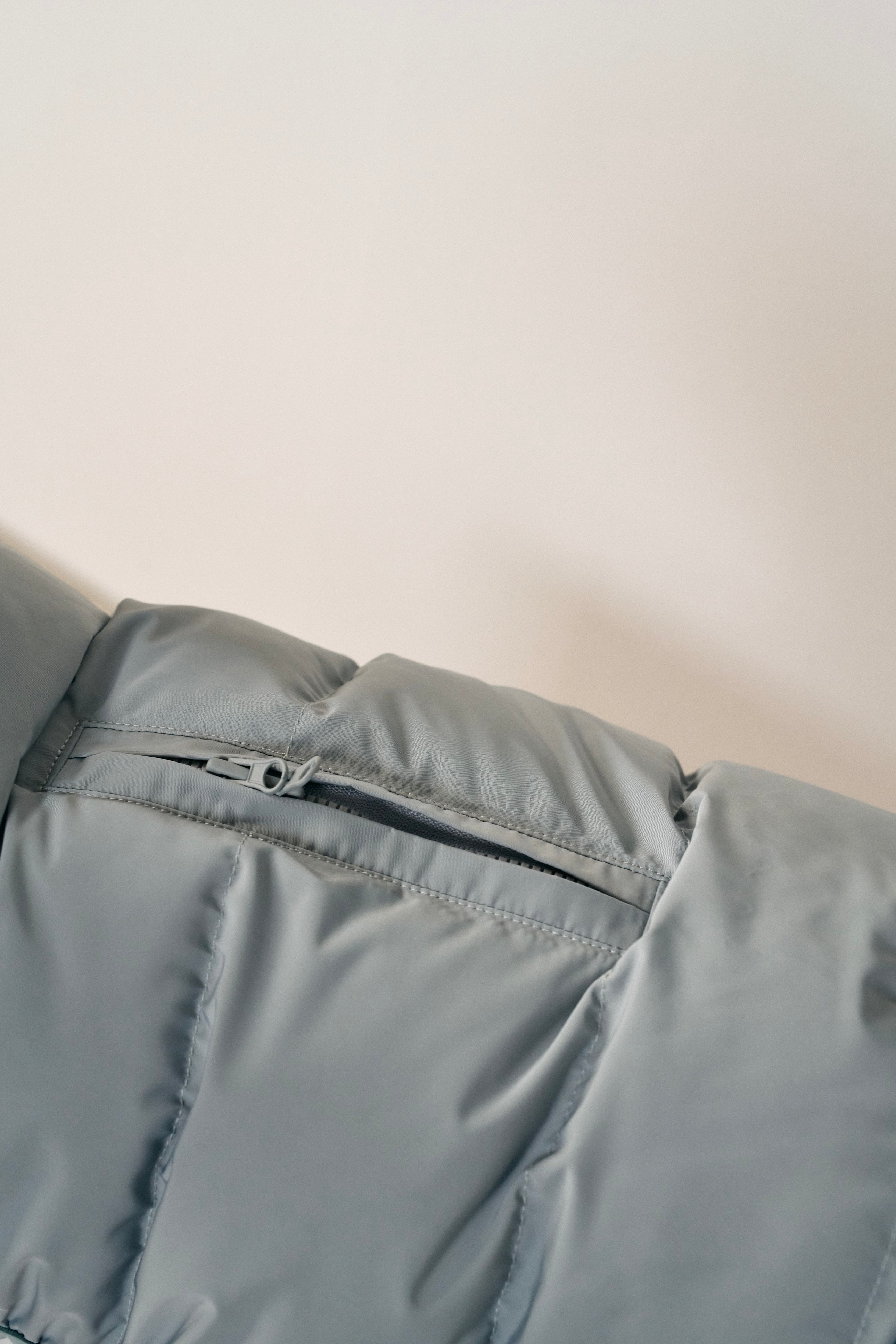 Cushy Puffer Vest アイスバーググリーン