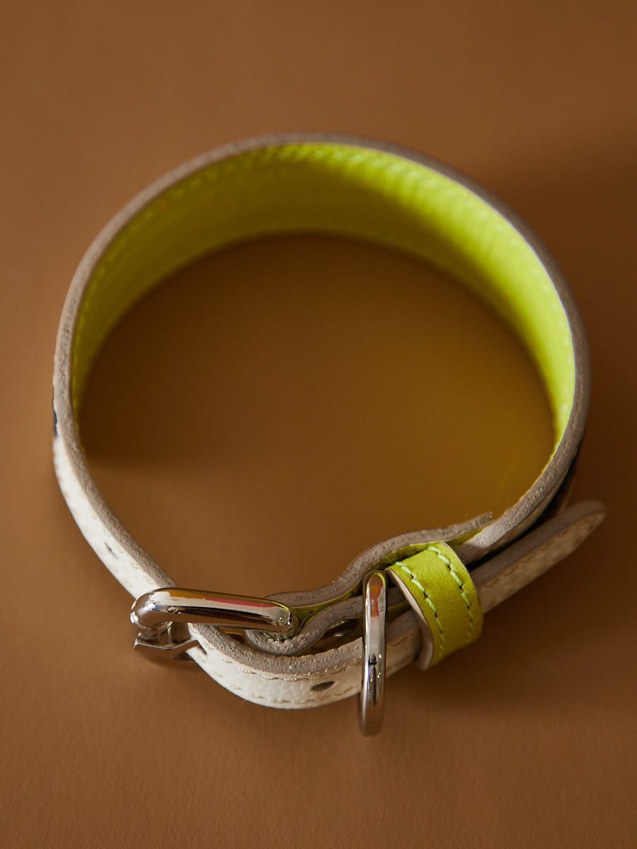 LUNE Leather Collar and Leash Set