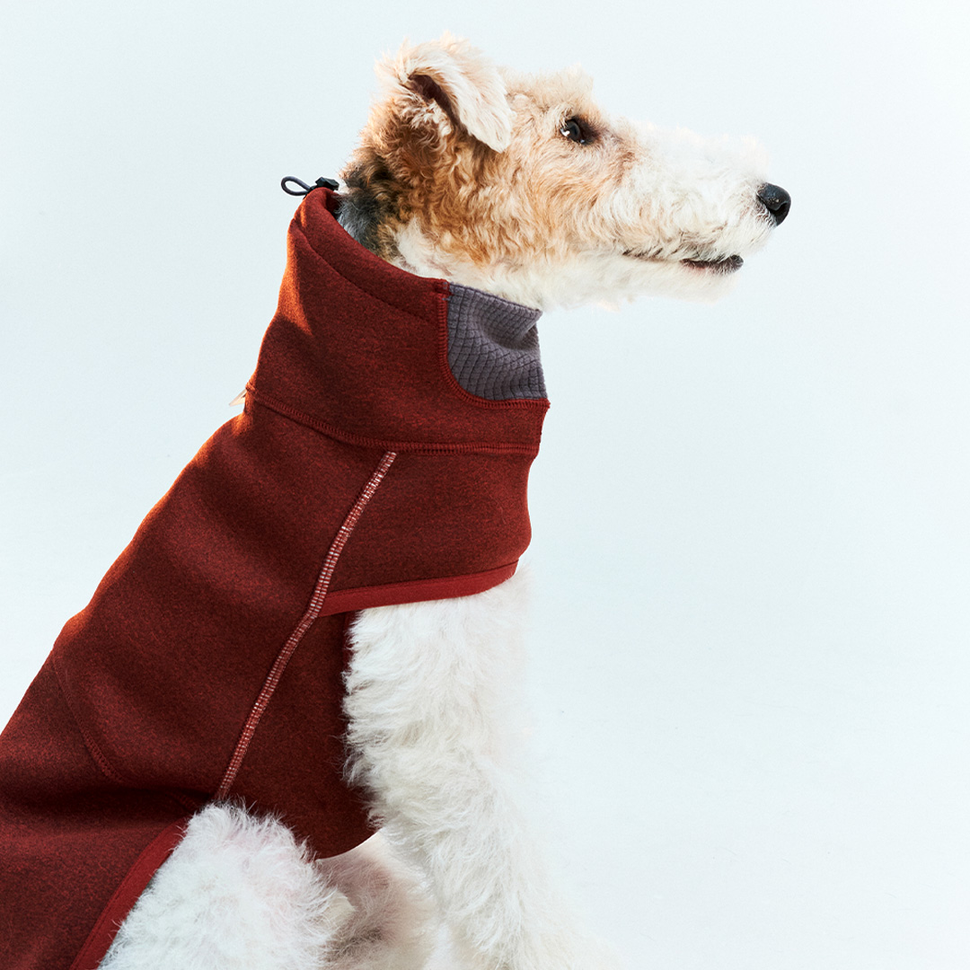 INTER FLEECE JACKET バーガンディー