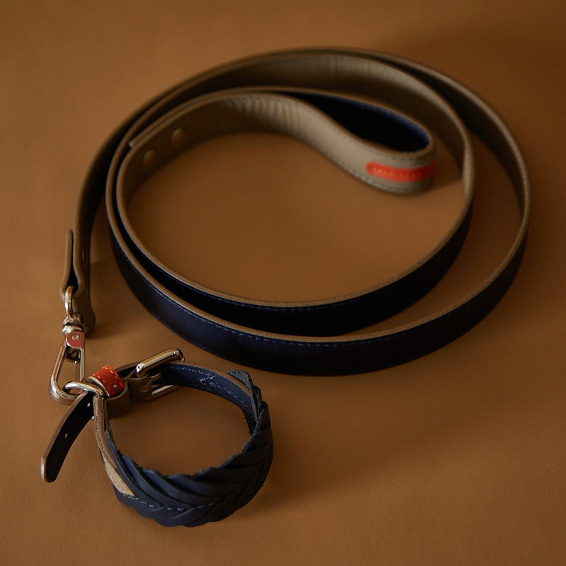 SOLEIL Leather Collar&Leash Set