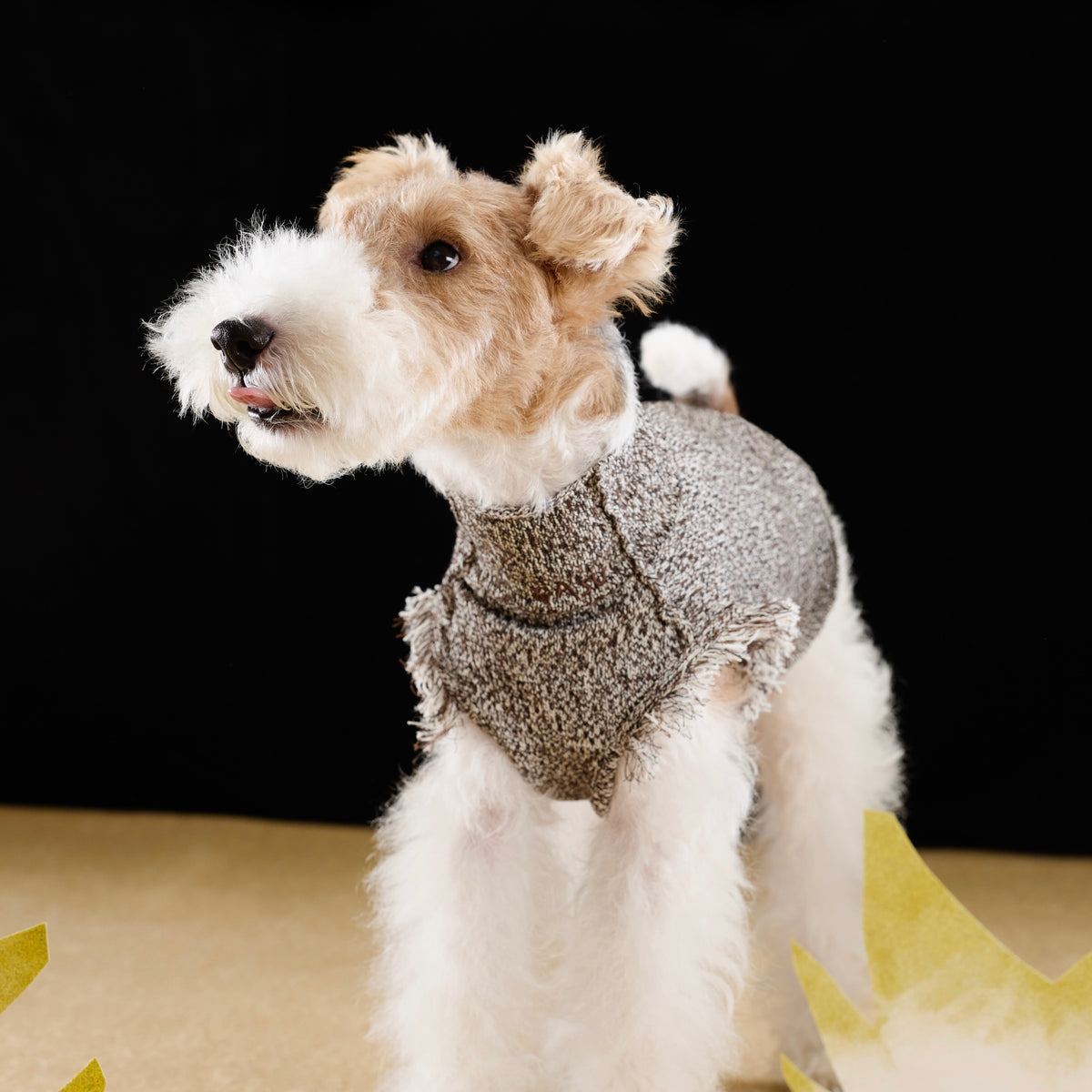 Variété Linen Knit Vest ミューテッドラセット