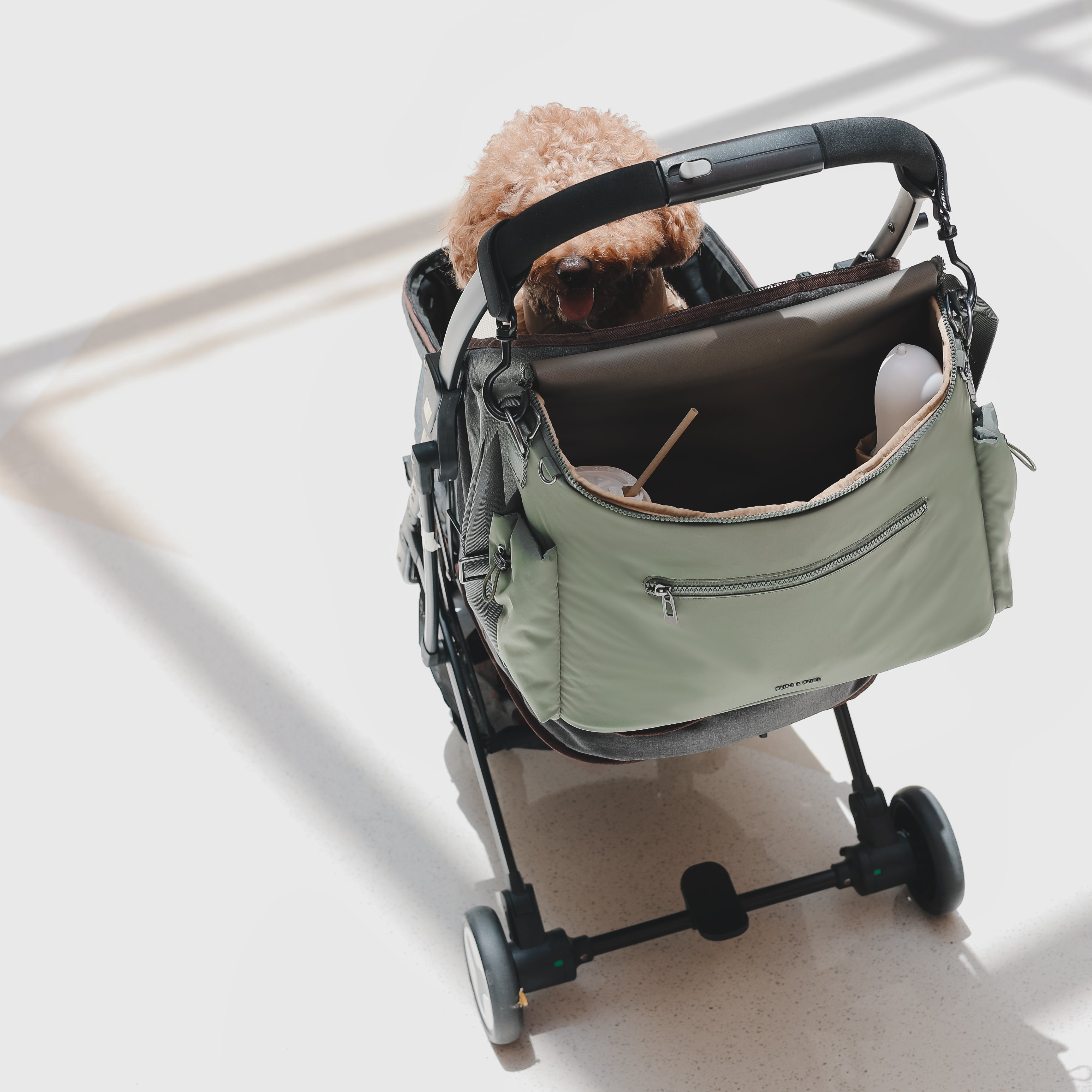 Breeze Picnic&Stroller Bag （トラベルマット付き) オリーブ