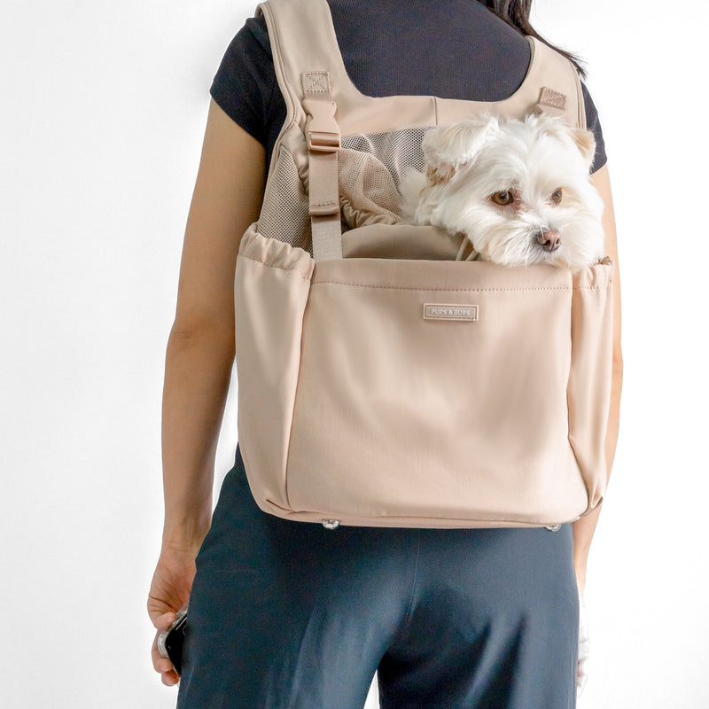 Let's Adventure Pet Carrie / Front & Backpack ライトベージュ