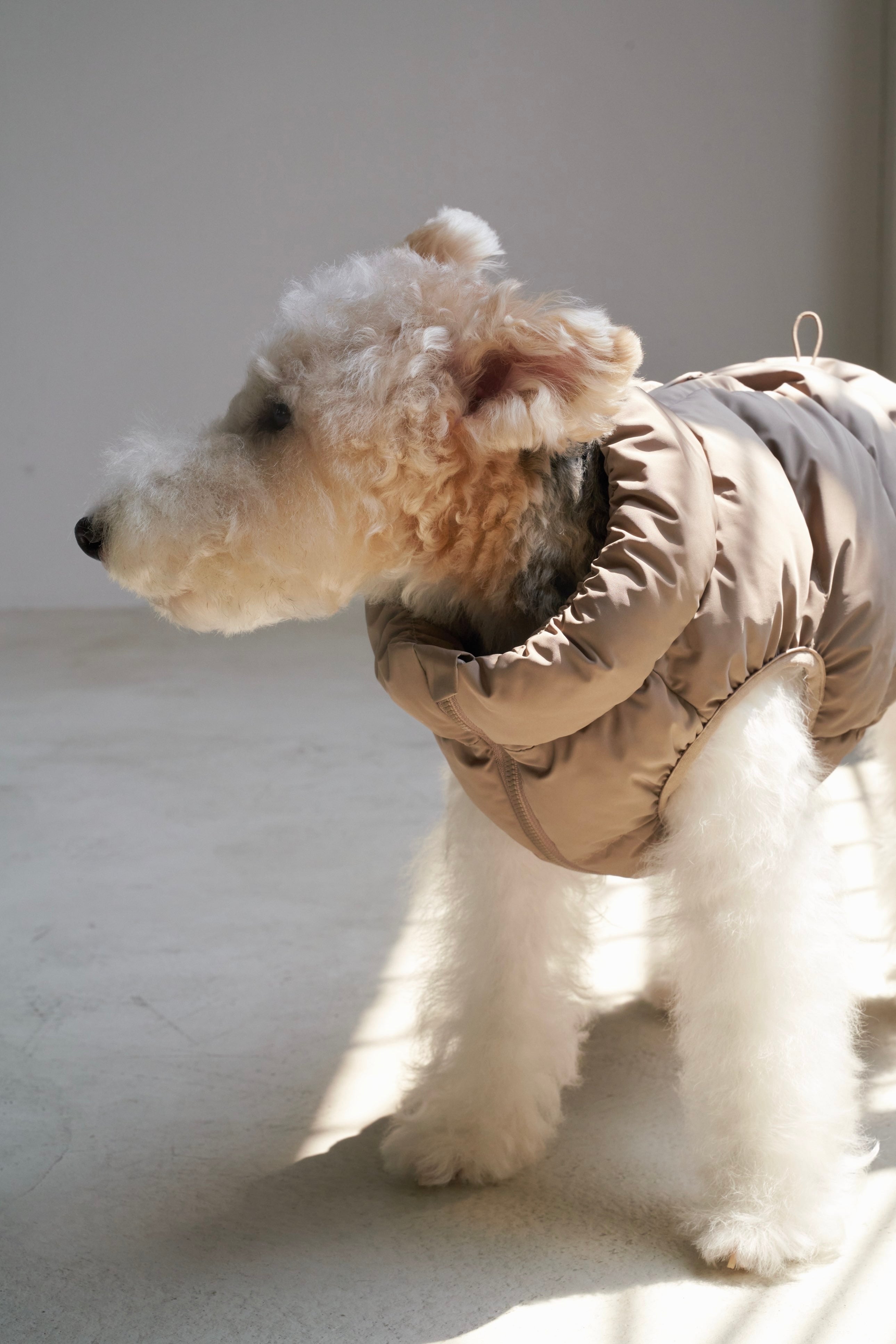 Cushy Puffer Vest カフェモカ