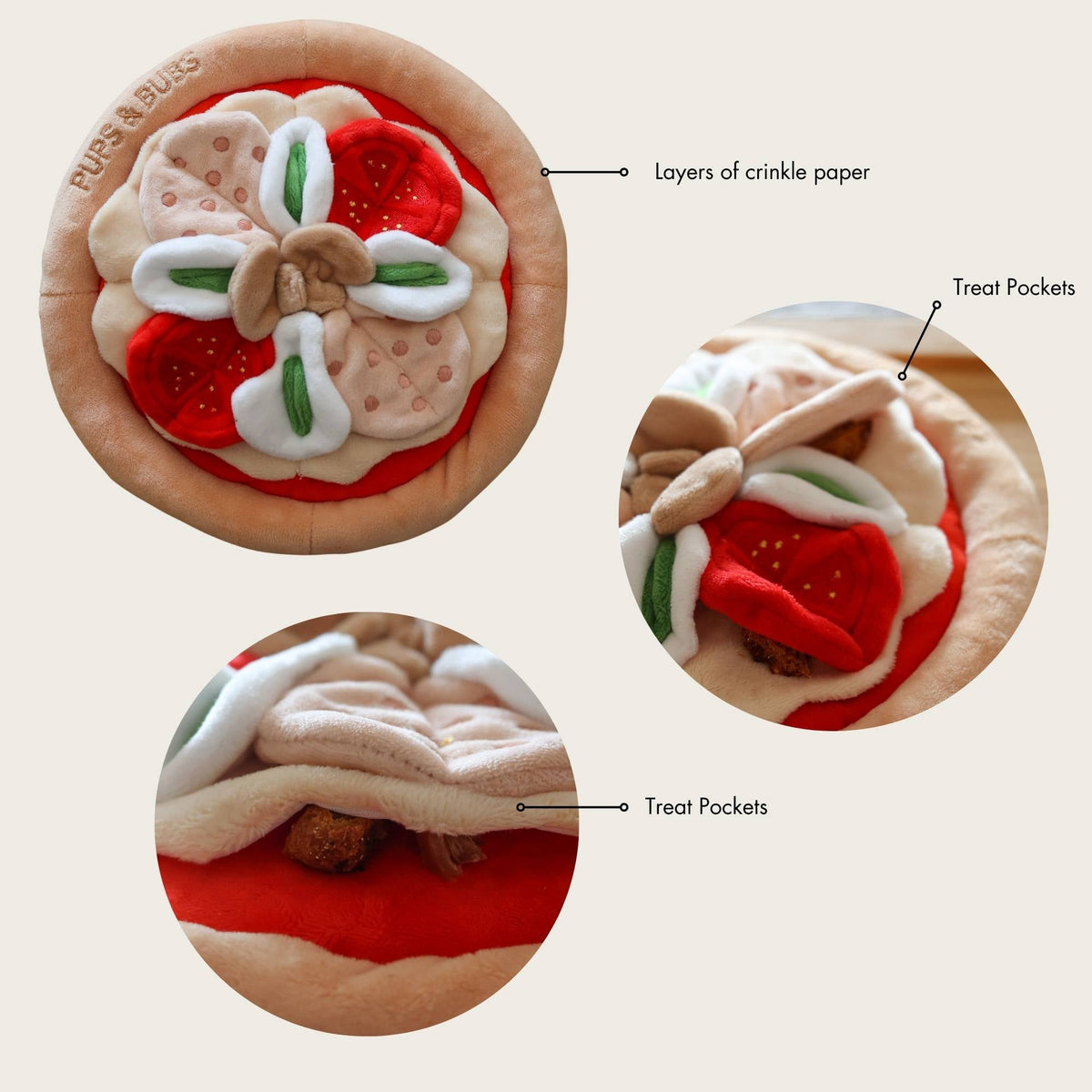 Pepperoni Pizza Snuffle Mat