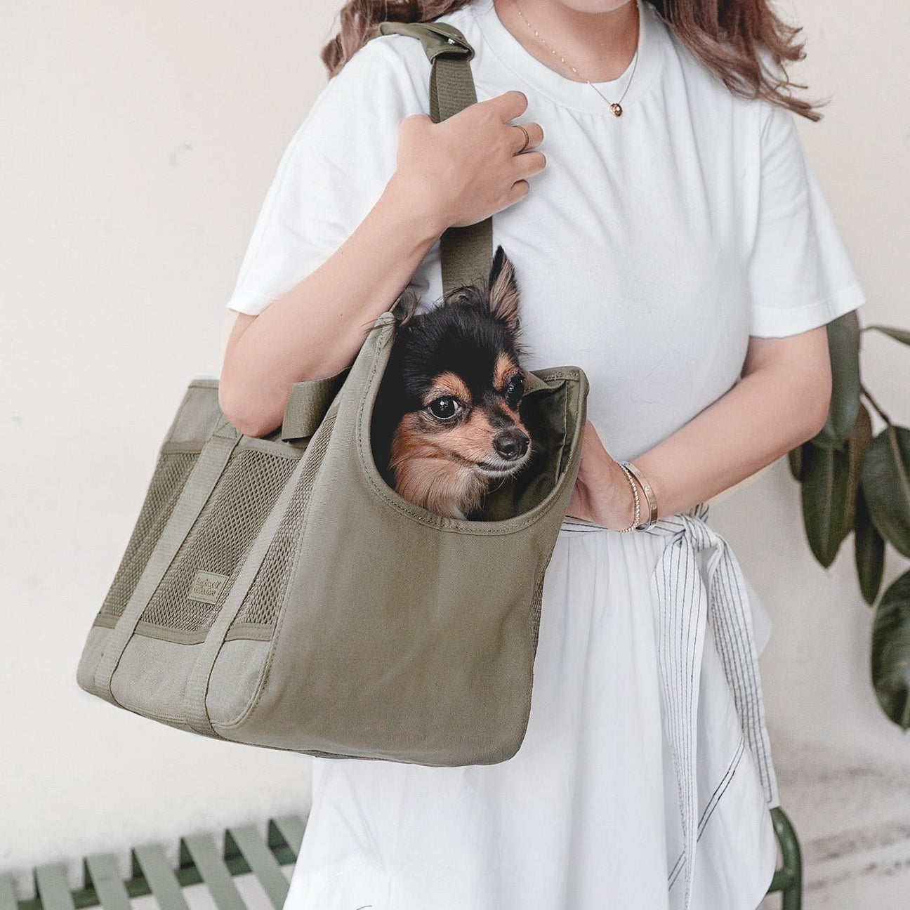 SUBWAY Petite Pet Carrycot FERN