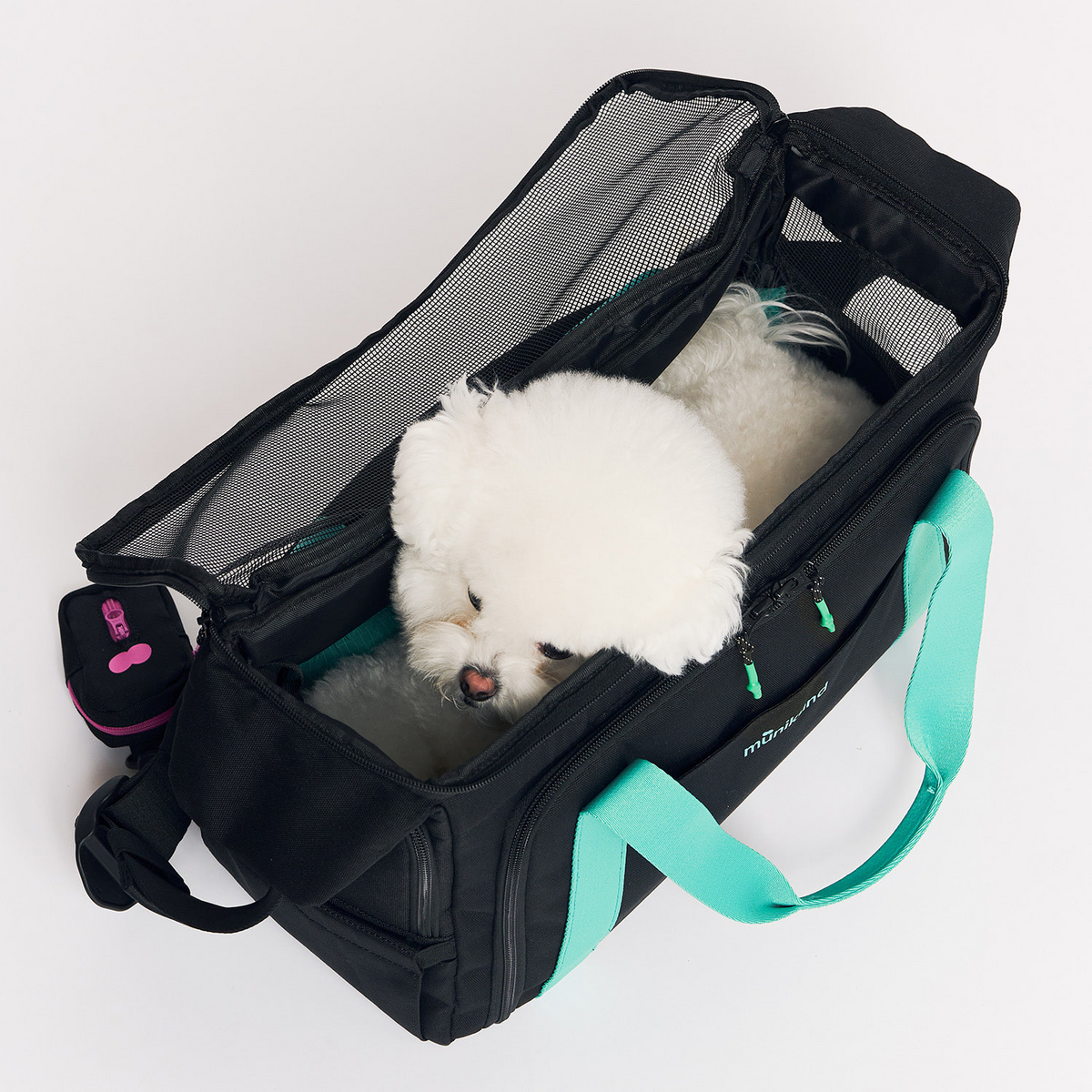 BY-WRAP BAG ブラック/グリーンクッション