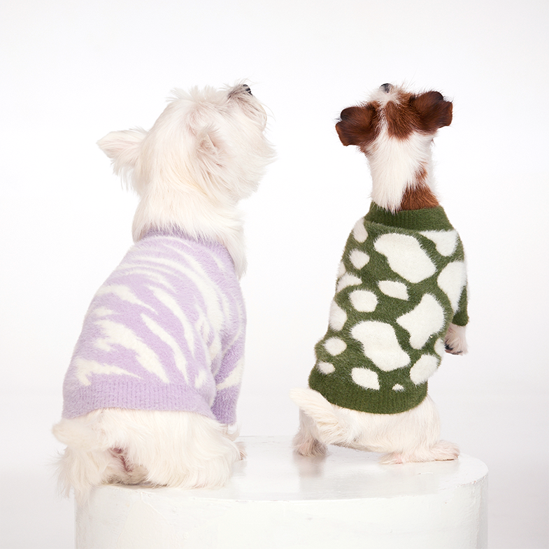 ソフトクラウドセーター　Zebra