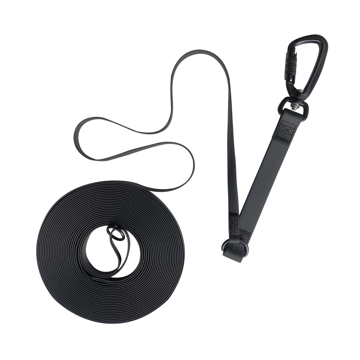 NOMAD X 超軽量ロングリーシュ BLACK（オートロック式カラビナタイプ）