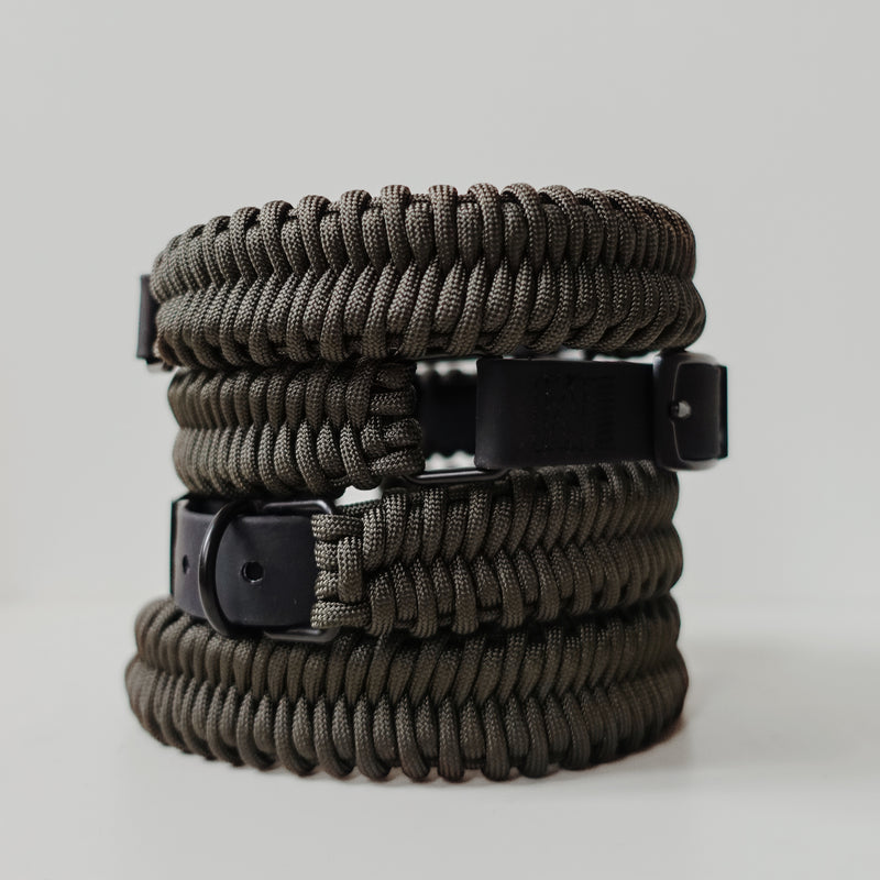 FOSSIL WIDE HANDWOVEN PARACORD COLLAR CABIN
