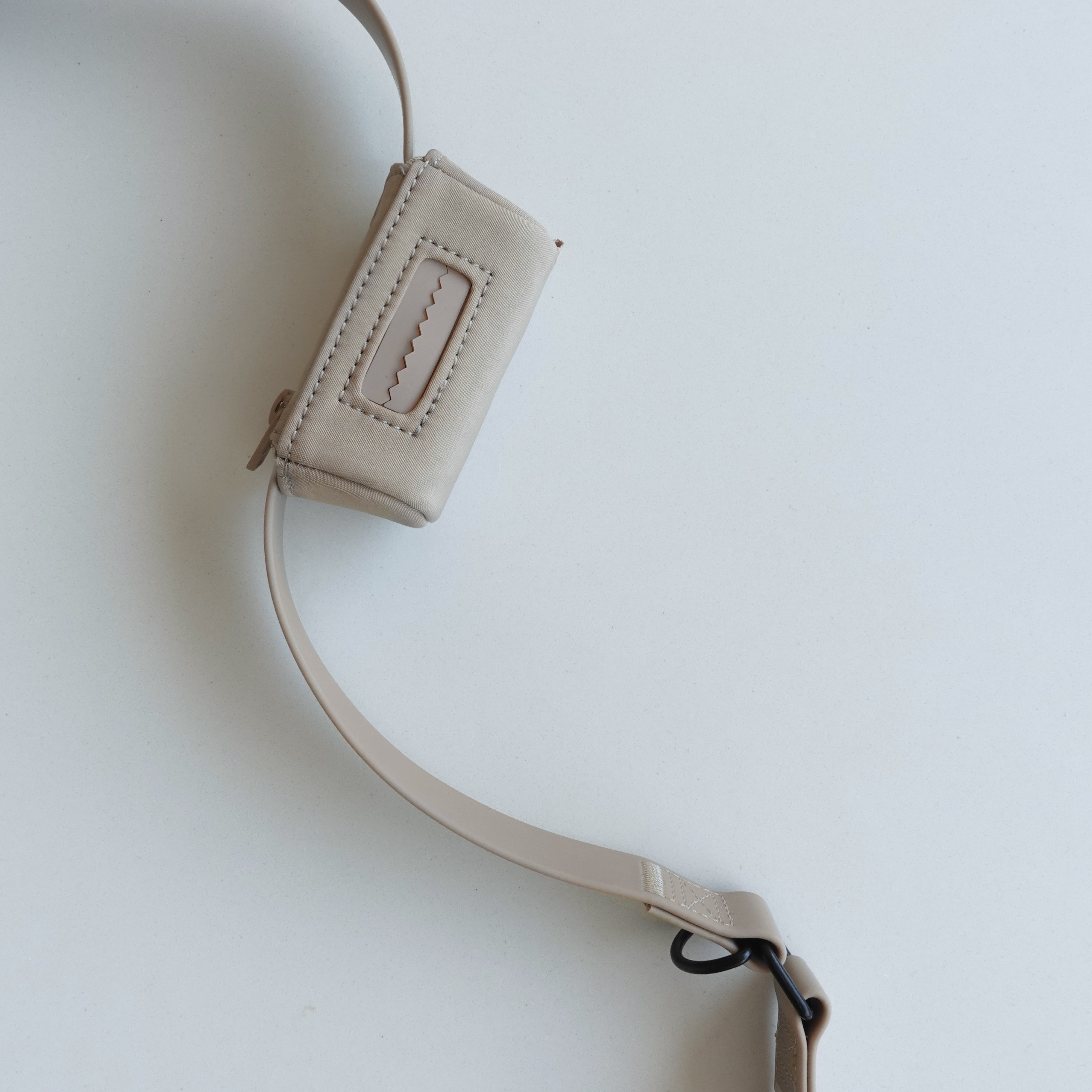 MEMO poop bag holder veagan leather BLACK